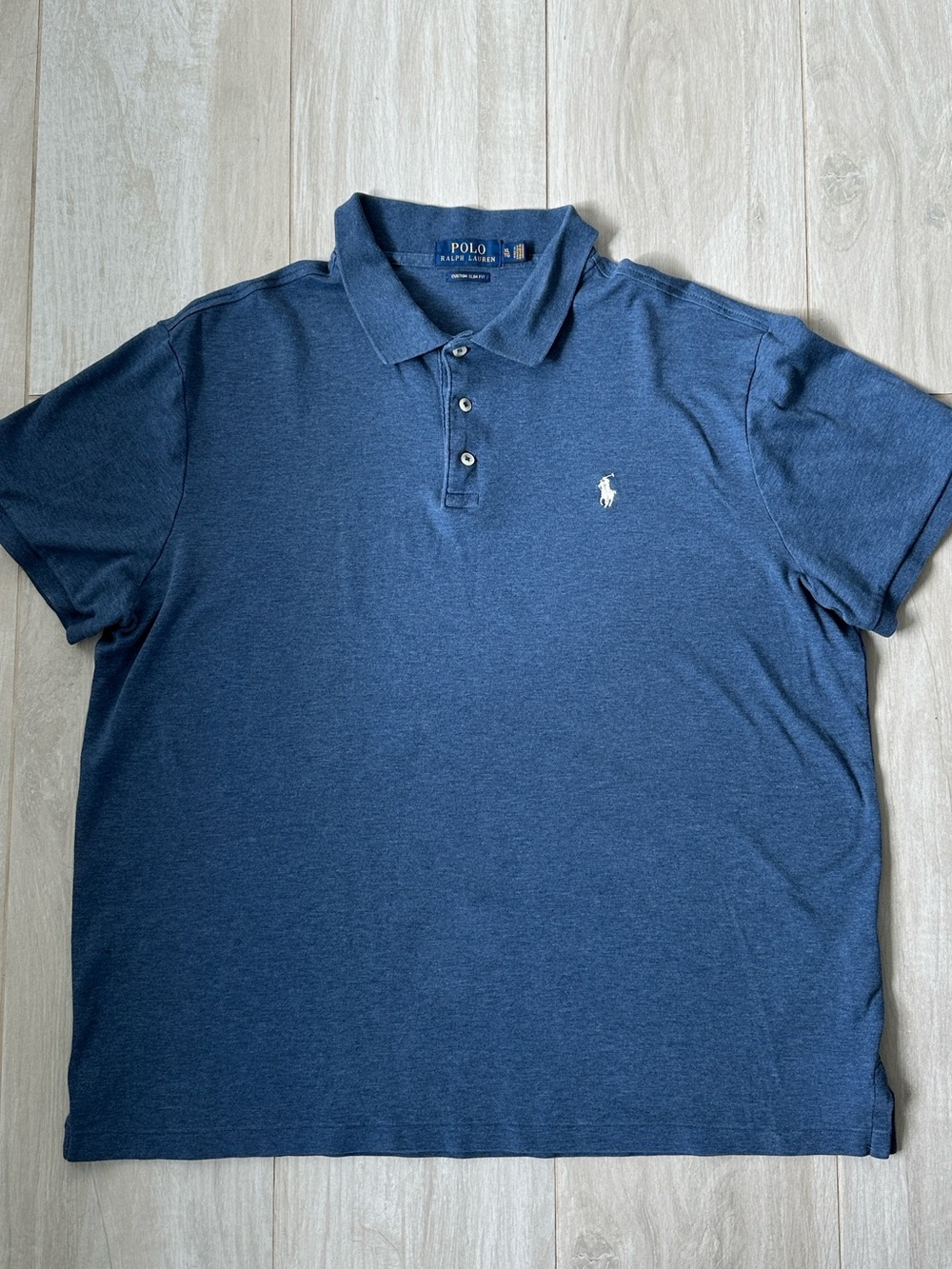 Polo by Ralph Lauren Blue Heather Short-Sleeve Polo